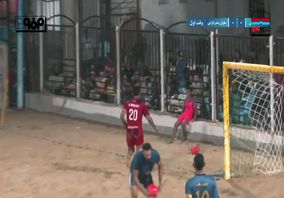 ویدیو: تیم فولاد هرمزگان، قهرمان لیگ برتر فوتبال ساحلی