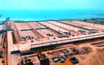 ویدیو: پیشرفت ۱۸ درصدی پروژه اسکله تمام مکانیزه هیمکو در بندر شهید رجایی