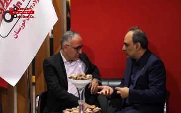 بازدید دکتر اسماعیل ازوجی مدیرعامل صندوق بازنشستگی کشوری از نمایشگاه فولاد ۱۴۰۴ کیش و غرفه شرکت فولاد اکسین خوزستان