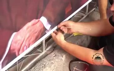 ویدیو: برپایی موکب پذیرایی شرکت چادرملو برای زائران مراسم تشییع رهبر شهید انقلاب
