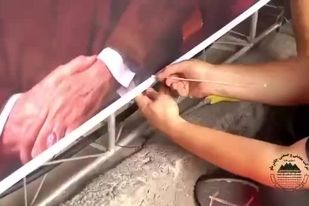 ویدیو: برپایی موکب پذیرایی شرکت چادرملو برای زائران مراسم تشییع رهبر شهید انقلاب