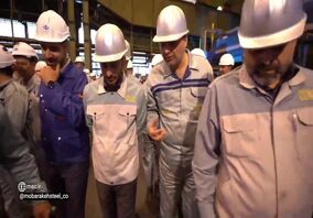 ویدیو: بازدید مدیرعامل فولاد مبارکه از روند پیشرفت پروژه ها