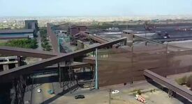 ویدیو: دیوار سبز صنعت در برابر غبار؛ ابرپروژه ویندفنسینگ فولاد خوزستان به بهره‌برداری رسید