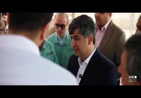 ویدئو: بازدید مدیرعامل گروه فولاد مبارکه از پروژه هیمکو در بندر شهید رجایی