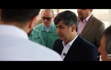 ویدئو: بازدید مدیرعامل گروه فولاد مبارکه از پروژه هیمکو در بندر شهید رجایی