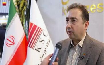 ویدیو: مصاحبه غلامرضا طالبی مدیر فروش داخلی فولاد خوزستان در حاشیه نمایشگاه بین المللی متالورژی (ایران متافو)