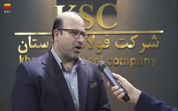 ویدیو: مصاحبه امین‌ ابراهیمی مدیرعامل فولاد خوزستان در حاشیه نمایشگاه بین المللی متالورژی (ایران متافو)