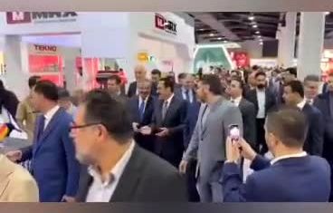 ویدیو: حضور سرکنسول ایران و استاندار اربیل در غرفه چادرملو
