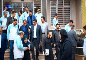 روایت تصویری بازدید مدیران حوزه انرژی پاک وزارت صمت و سازمان ساتبا از شرکت ورق خودرو چهارمحال و بختیاری