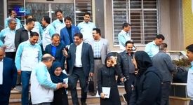 روایت تصویری بازدید مدیران حوزه انرژی پاک وزارت صمت و سازمان ساتبا از شرکت ورق خودرو چهارمحال و بختیاری