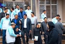 روایت تصویری بازدید مدیران حوزه انرژی پاک وزارت صمت و سازمان ساتبا از شرکت ورق خودرو چهارمحال و بختیاری