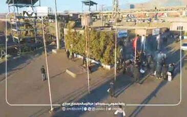 ویدیو: برپایی ایستگاه صلواتی در سیمیدکو