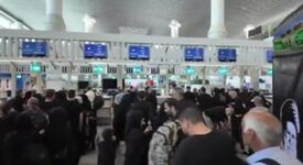 خدمت‌رسانی ۱۰ روزه موکب صبانور به زائران اربعین در ترمینال سلام فرودگاه امام خمینی (ره)