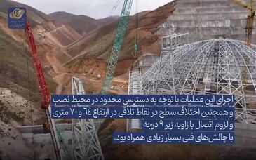 ویدیو: مراحل نصب گالری های انتقال مواد در پروژه فاز3 تغلیظ سونگون